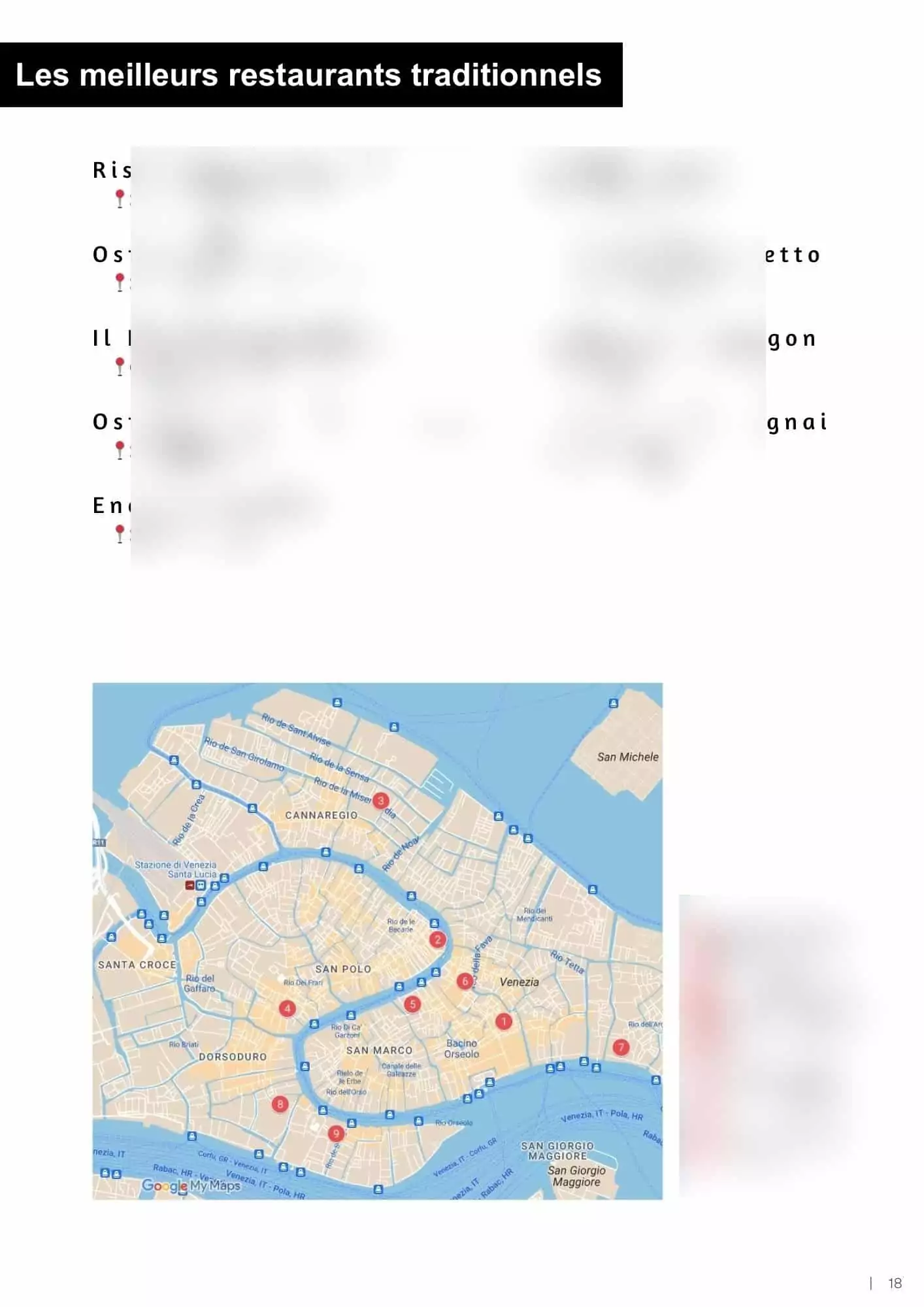 carte-meilleurs-restaurants-venise